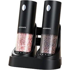 Electric Salt and Pepper Grinder Set 